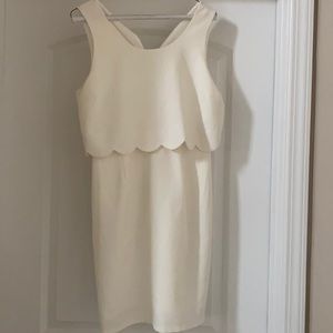 White dress size large boutique